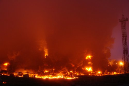 горение перед взрывом фотография из конды предприятие компании транснефть