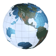 3D-Земля глобус 3D модель нерюнгри земля глобус вращение поворот графика 3D  нерюнгринский сайт полупрозрачная модель прозрачность красивая модель красавица земля наша планета наш дом нерюнгри форева