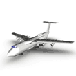 3D-Самолет самолет 3D модель нерюнгри вращаешь пермещение двигаешь двигать движется движение трехмерный объемный объем нерюнгринский нерюнгри самолетик