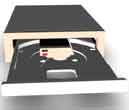 Сидюк СиДиРом CD CD-ROM CDRom 3D объемный трехмерный анимация выдвигается лоток задвигается по нажатию мышью кнопки нажать кнопку выдвинется лоток привод модель вращается поворачивается прокручивается